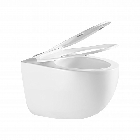 Подвесной унитаз безободковый Terminus Енисей Monolit 560х390 белый Юрга - фото 7