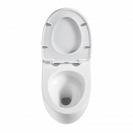 Подвесной унитаз безободковый Terminus Енисей Monolit 560х390 белый Юрга - фото 3