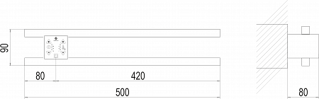 Полка Электро П2 ПРОФ 500х90 NEW Юрга - фото 4